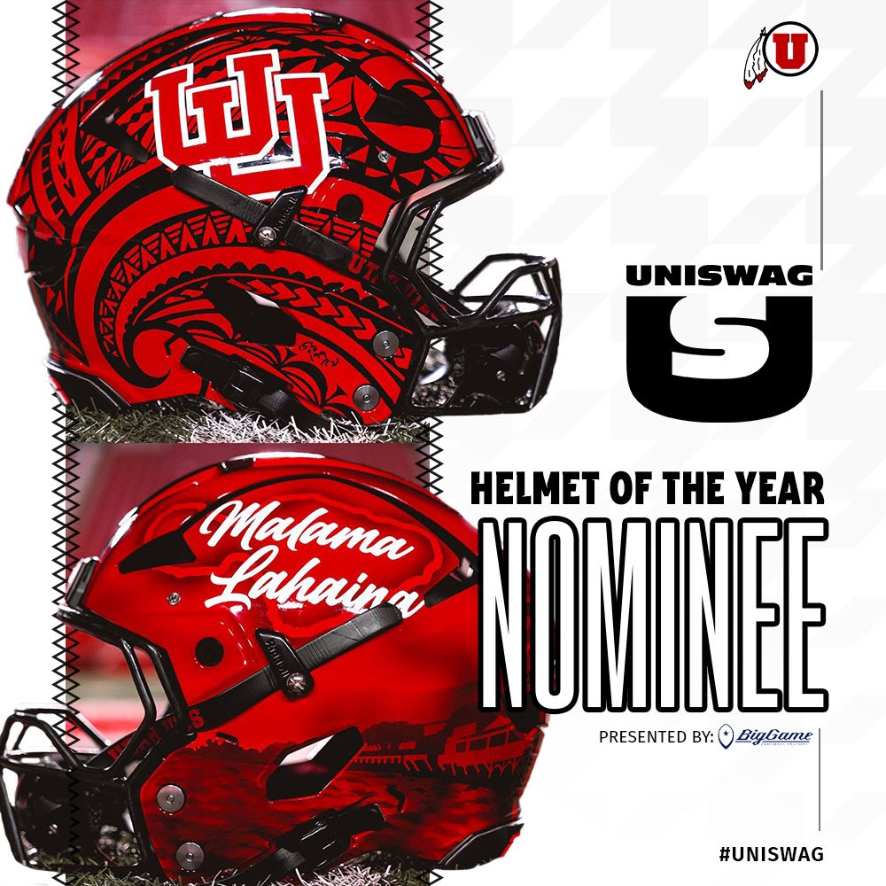 UNISWAG (@uniswag) on Twitter photo UNISWAG Helmet of the Year Nominee presented by <a href="/BigGameUSA/">Big Game USA</a>
<a href="/Utah_Football/">Utah Football</a> is up for the best helmet of the 2024 College Football season!
Click here to vote: bit.ly/2sHF6u9
#uniswag UNISWAG Helmet of the Year Nominee presented by <a href="/BigGameUSA/">Big Game USA</a>
<a href="/Utah_Football/">Utah Football</a> is up for the best helmet of the 2024 College Football season!
Click here to vote: bit.ly/2sHF6u9
#uniswag