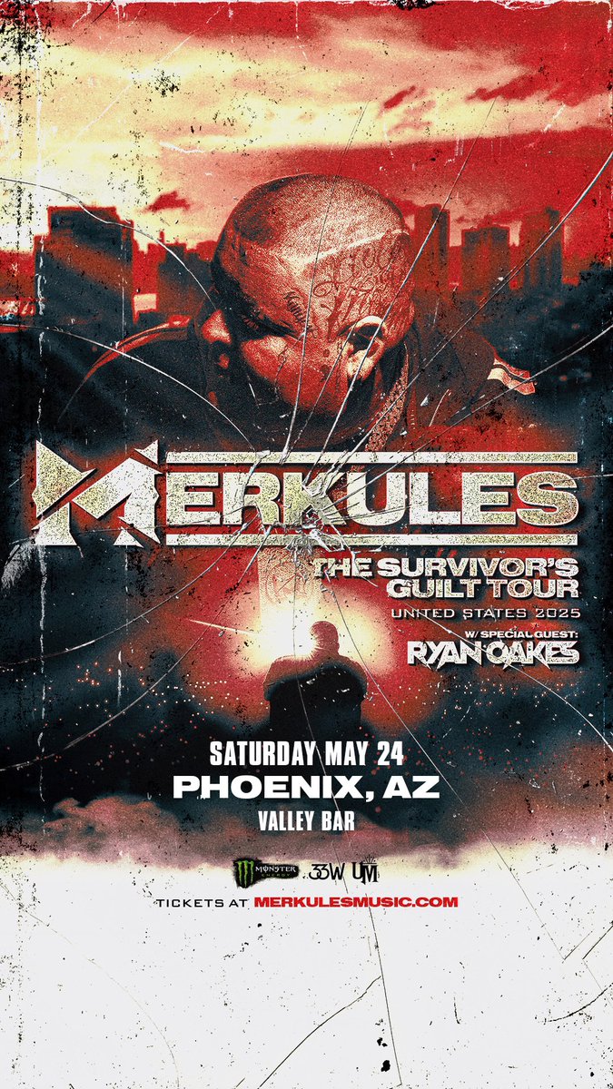Universatile's tweet image. MERKULES pulls up to AZ Saturday 5/24 at Valley Bar. Tickets On-Sale Friday at 10AM ticketweb.com/event/merkules…