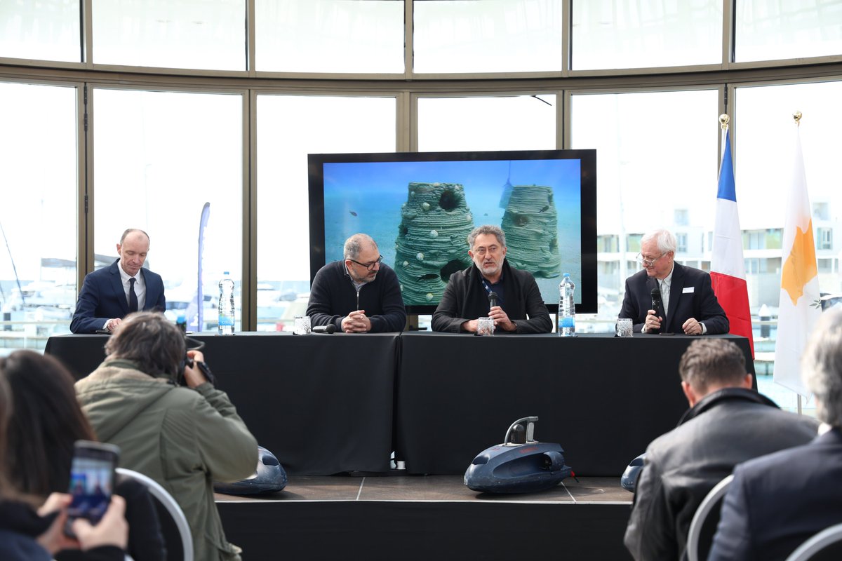 cmmicyprus's tweet image. 📣 Franco-Cypriot cooperation unveils #EONIOS, the world’s first resident Autonomous Underwater Vehicle Swarm System during Live Demonstration event❗️

A live #demonstration at sea of swarms of Autonomous Underwater Vehicles (#AUVs) took place today at Ayia Napa Marina showcasing…