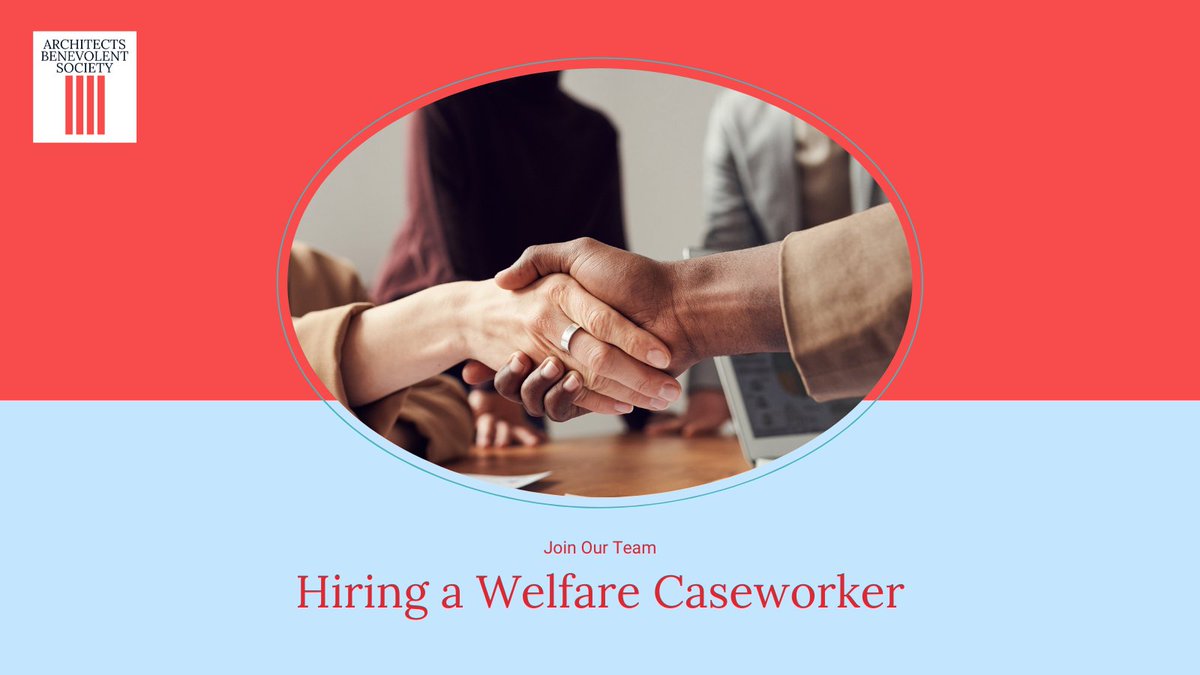 Architects Benevolent Society (@archbensoc) on Twitter photo Weāre Hiring: Welfare Caseworker!
Join ABS and help support the architectural community with financial, mental health & housing assistance.
London / Hybrid | £35.5K pro-rata | 6-month contract
Apply now: ruth.dawson@absnet.org.uk
More info: lnkd.in/eFXjQKkC Weāre Hiring: Welfare Caseworker!
Join ABS and help support the architectural community with financial, mental health & housing assistance.
London / Hybrid | £35.5K pro-rata | 6-month contract
Apply now: ruth.dawson@absnet.org.uk
More info: lnkd.in/eFXjQKkC