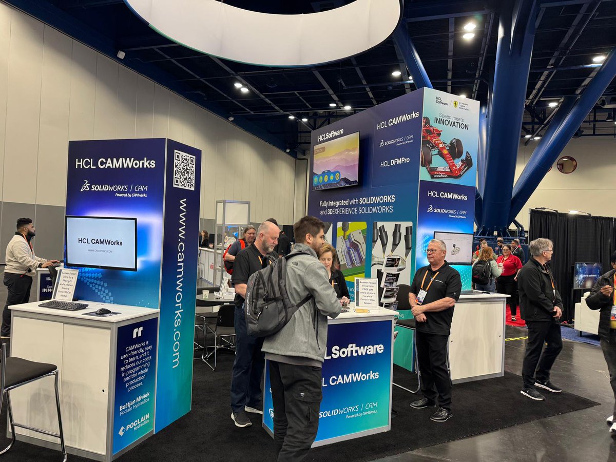 CAMWorks's tweet image. Join us at #3DEXPERIENCE World 2025, Booth# 1026 in Houston, TX, USA for live demonstration of #HCLCAMWorks and #SOLIDWORKS CAM. 

Know More: camworks.com/new-events/3d-…