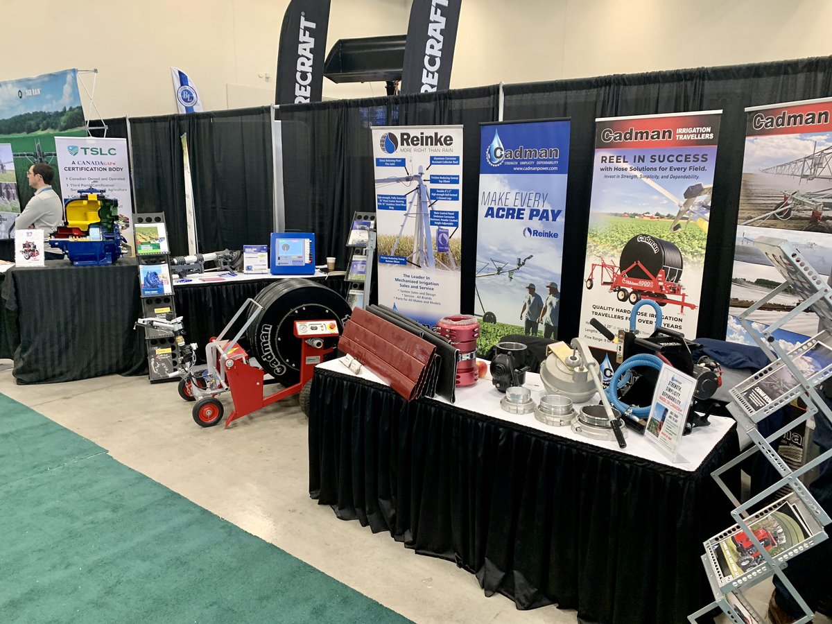 CadmanPower's tweet image. It was a great week @ofvc1. From pivots to mini irrigation, we discussed it all! Thank you to all our customers and vendors for stopping by, see you next year.