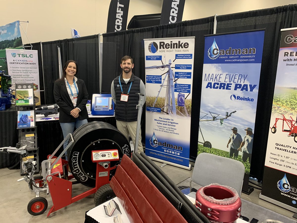 CadmanPower's tweet image. It was a great week @ofvc1. From pivots to mini irrigation, we discussed it all! Thank you to all our customers and vendors for stopping by, see you next year.