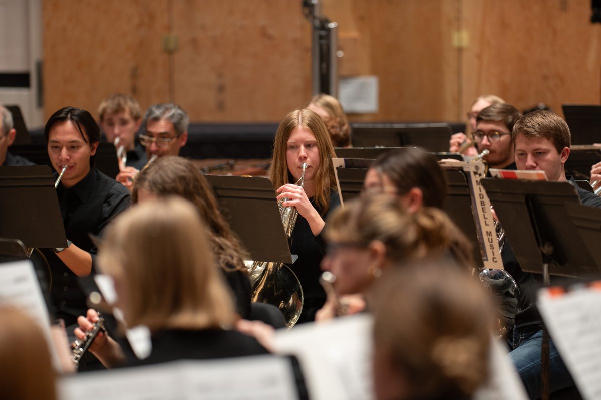 Checking in with the Campus Community Band. This band is made up of students, employees, and members of the community! 🎺🎵