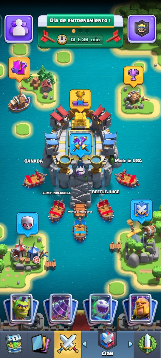 Buscamos gente para el coliseo (premios al top 1 y top 2 de guerra)
Si te interesa un clan de guerra manda dm está abierto 😎📩