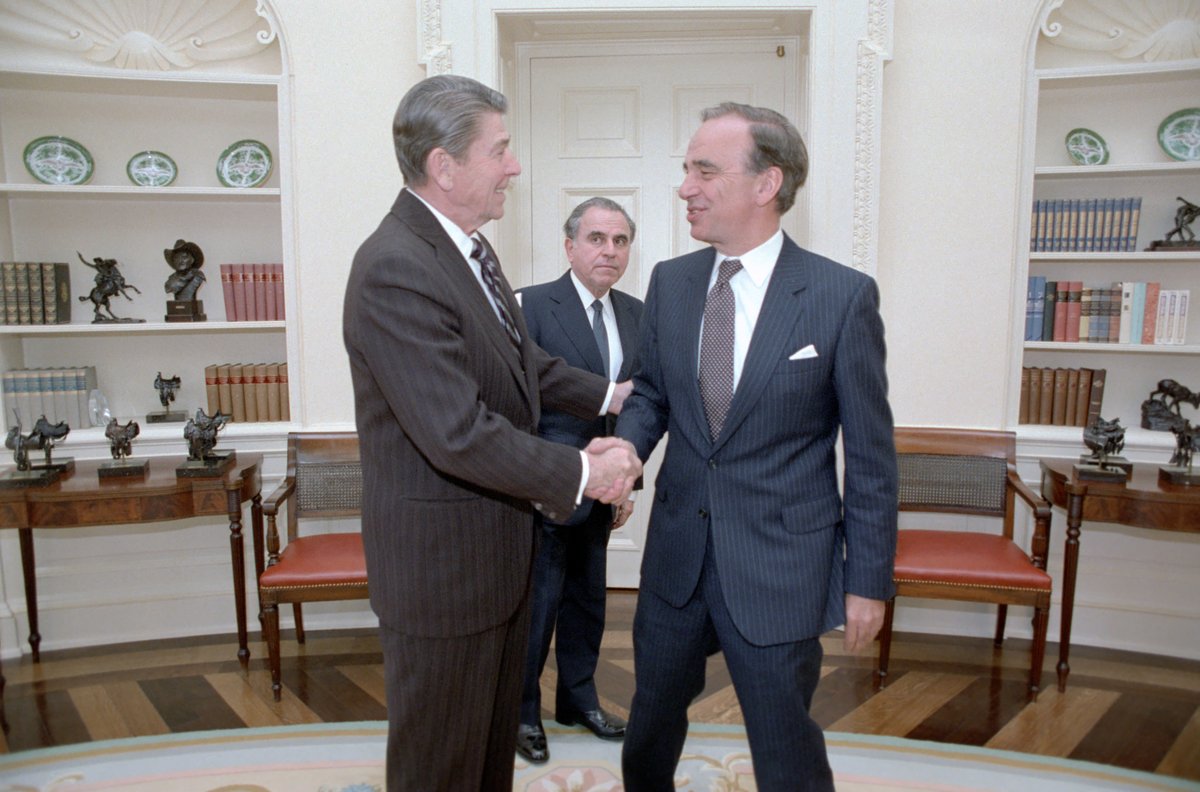 Charles Z. Wick, a former talent agent and film producer who was a close friend of President Reagan, served as Director of USIA from 1981 to 1989.  His Hollywood flair was essential for USIA during the final years of the Soviet Union.  More here: is.gd/BVKhle
