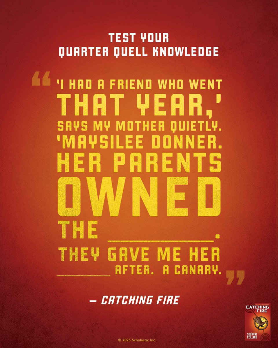 Katniss’s mother reflects on her memories of the 50th Hunger games. Test your Quarter Quell knowledge and get ready for Sunrise on the Reaping. #ReadSunrise March 18. Pre-order now: thehungergames.com/?eml=TGB/smd/2…