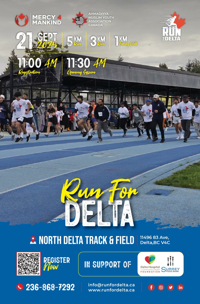 Run4Delta's tweet image. Get your running shoes on and be a part of something incredible! Join us for the Run for Delta and help make a difference in your community.

Register Now: raceroster.com/events/2025/10…