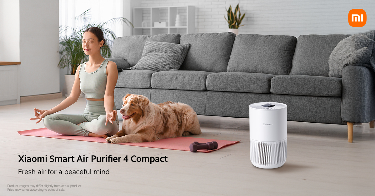 Purify your space and breathe easy with Xiaomi Smart Air Purifier 4 Compact 🌬️ Cleaner air means a calmer, healthier you! 🧘🏻‍♀️

Remember: Fresh air, fresh mind! 🫧

#AirPurifier #Clean