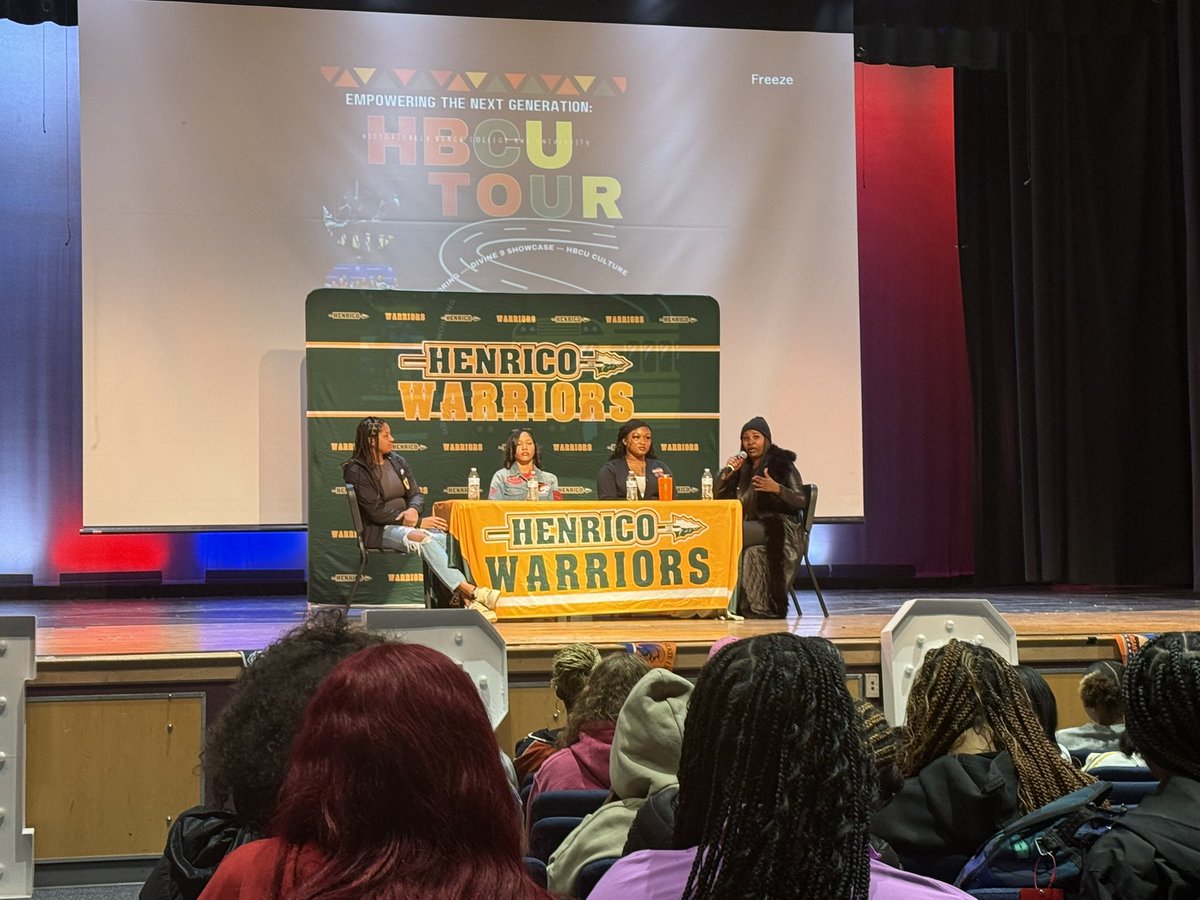 hhs_prncpl's tweet image. The snow has melted and we are on 🔥 at @HenricoHighSch ! Empowering the Next Generation: The HBCU Tour presented by The Warrior Black Student Union.