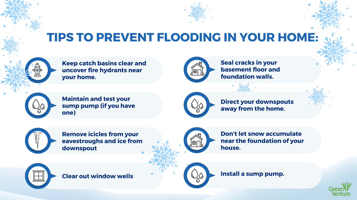 We're seeing some above-zero temperatures this week. When the snow melts, especially in spring, you may experience flooding. 

Here is how to prepare! Save and share this with your friends.

#Flooding #floodinghamilton #UrbanFlooding #HamOnt