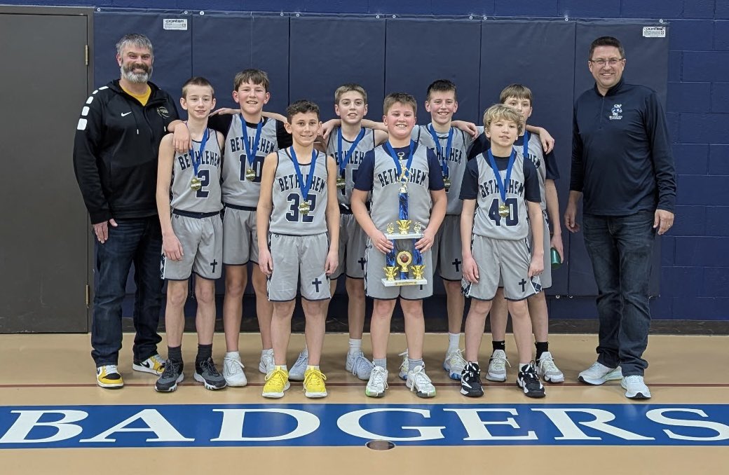 BadgerBethlehem's tweet photo. 2025 Bethlehem B Team Tournament Champions! https://t.co/bjnYCIoay3