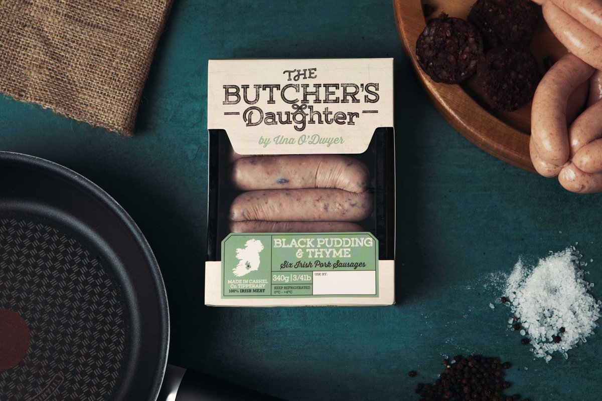 Una O’Dwyer, a Master Butcher in Cashel, combines tradition &amp; innovation to craft award-winning artisan meats. 🌟 Her famous sausages even impressed Neven Maguire! Shop online at thebutchersdaughter.ie #IrishFood