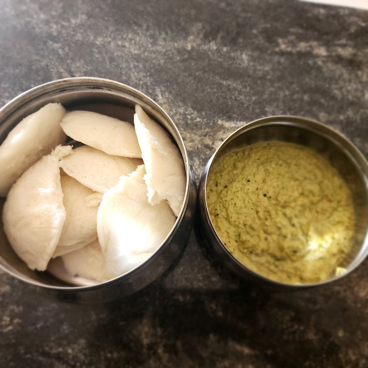 nareshchandrac's tweet photo. Today's Breakfast: Food Post
Idlis alongside Chutney and Sambar and then Onion Uttappam. ๐
Wholesome Food. ๐๐
#Breakfast
#NotHomeFood #MessFood https://t.co/FhI4rU64Gf