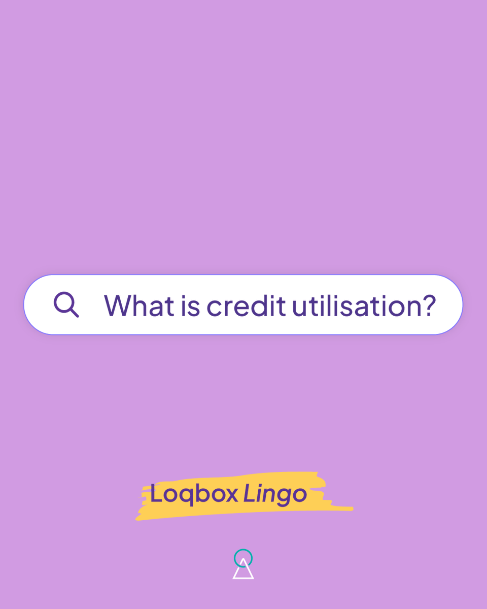 Finance talk can be confusing. That’s why we’re doing Loqbox Lingo — simple, bite-sized, jargon-free explanations. 

First up:

✨ Credit utilisation = how much of your credit limit you use.

Pro tip: Keep it under 25% to impress lenders! 💡 #CreditTips