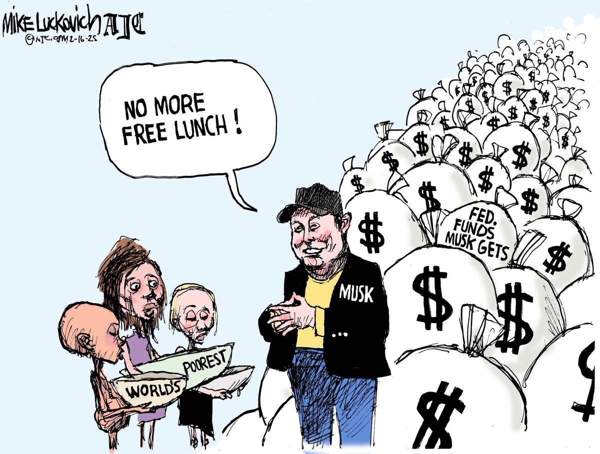 drnuncheon's tweet photo. I heard this cartoon was banned on Twitter, but that can’t be possible. Elon is a champion of free speech at all times and not just when it is convenient for him! Right? https://t.co/PcvjVOGXvZ