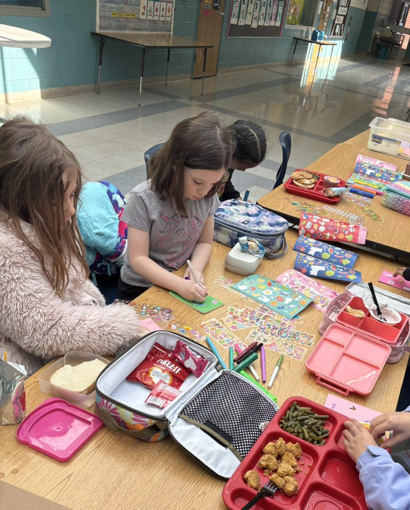 These second grade <a href="/desmaresschool/">Desmares School</a> book buddies were busy decorating their book club notebooks ahead of our first formal meeting later this week! They are so excited to write down their questions and ideas about Chapters 1 &amp; 2!