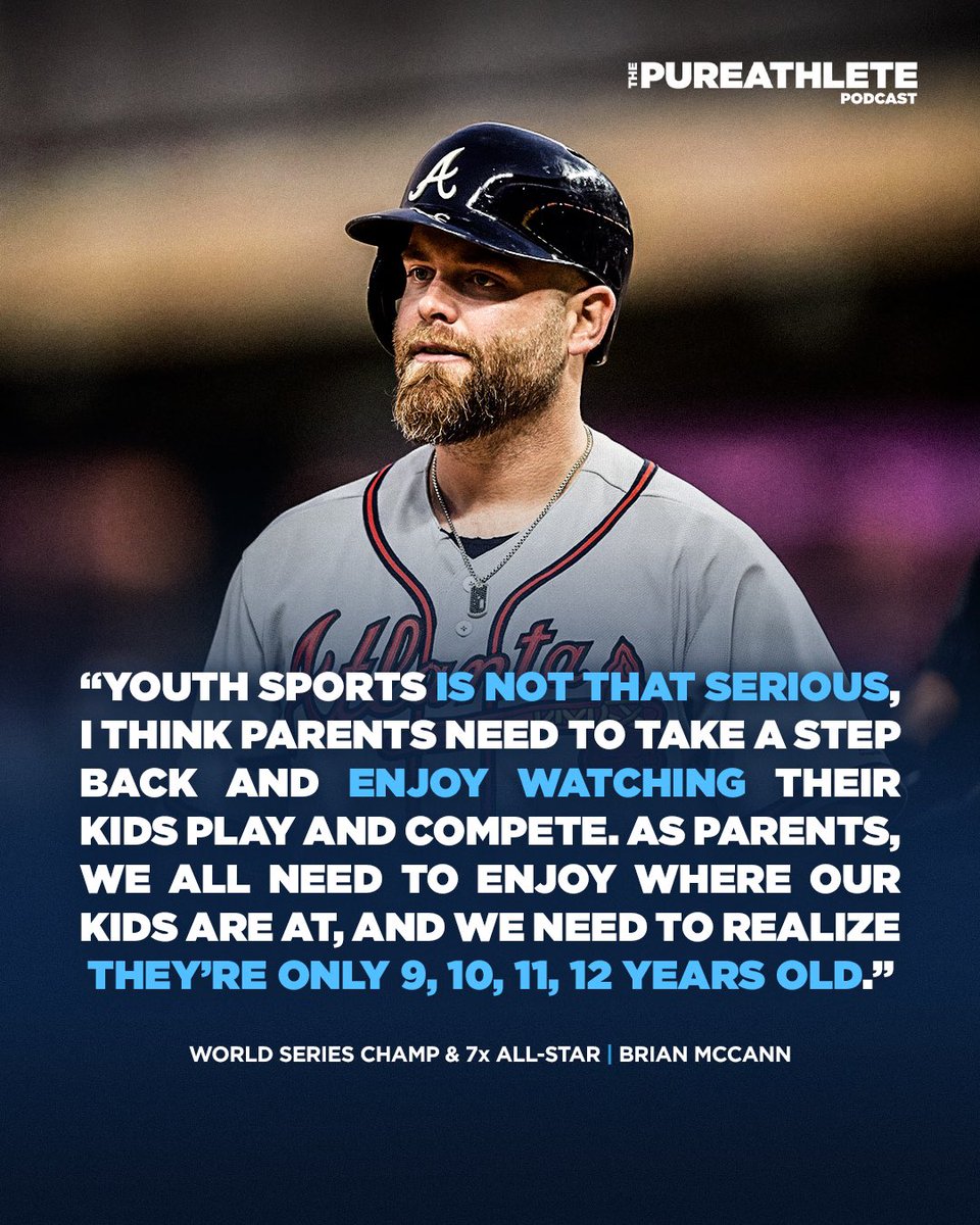 Brian McCann offers a much-needed perspective on the world of youth sports 👇