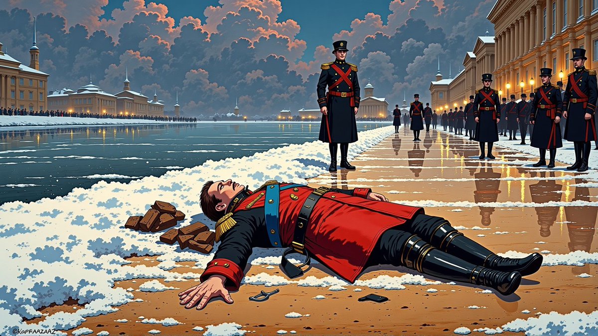 dead_indigo's tweet photo. Могло ли не быть революции 1917 года?
1 марта 1881 года в Санкт-Петербурге произошло событие, изменившее ход российской истории. Император Александр II, прозванный Освободителем за отмену крепостного права, был убит в результате теракта, организованного революционной организацией «Народная воля». Это убийство не только оборвало жизнь реформатора, но и поставило крест на дальнейших попытках мирного преобразования страны.
В тот день царь возвращался в Зимний дворец после военного смотра. Когда его карета двигалась по набережной Екатерининского канала, террорист Николай Рысаков бросил первую бомбу. Взрыв серьезно повредил экипаж, но сам император не пострадал. Он вышел, чтобы осмотреть место происшествия, и в этот момент Игнатий Гриневицкий метнул вторую бомбу прямо к ногам государя. Александр II получил смертельные ранения и вскоре скончался в Зимнем дворце.
Это убийство стало точкой невозврата. Его сын и преемник Александр III, потрясенный трагедией, отказался от планов реформ, свернул либеральные начинания и установил режим жесткой политической реакции. Усилился контроль над обществом, ограничились свободы, а революционные организации подверглись жестоким репрессиям. Вместо перемен Россия получила десятилетия репрессивного правления, что лишь отложило неизбежный взрыв революции в начале XX века.
1 марта 1881 года стало не просто днем цареубийства, а моментом, который закрыл для России путь эволюционного развития и предопределил дальнейший конфликт между властью и революцией.
#История, #СанктПетербург, #19век.