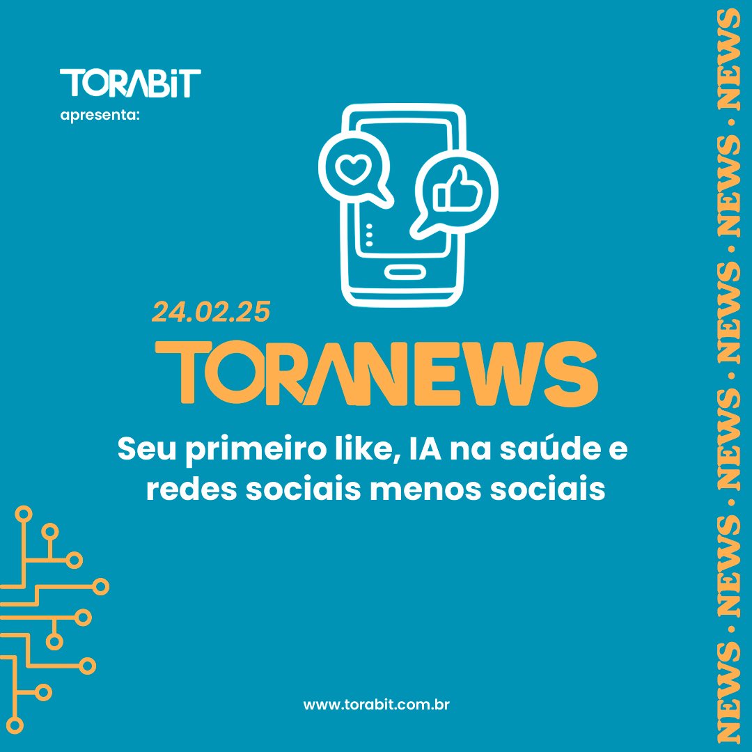 tora_bit's tweet image. Nesta semana, o boletim semanal Toranews fala sobre o impacto da IA na ciência, saúde e redes sociais. Explora seu potencial positivo, como laboratórios que já a usam para agilizar exames e como os algoritmos estão mudando nossas interações online: lnkd.in/di8ick7S