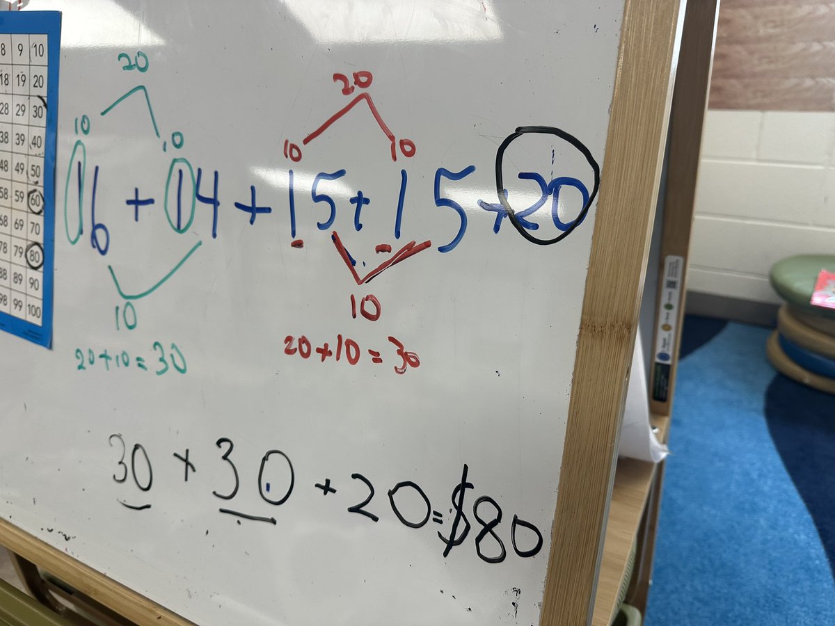 How much money did we make? Adding money amounts using facts we know and number paths.