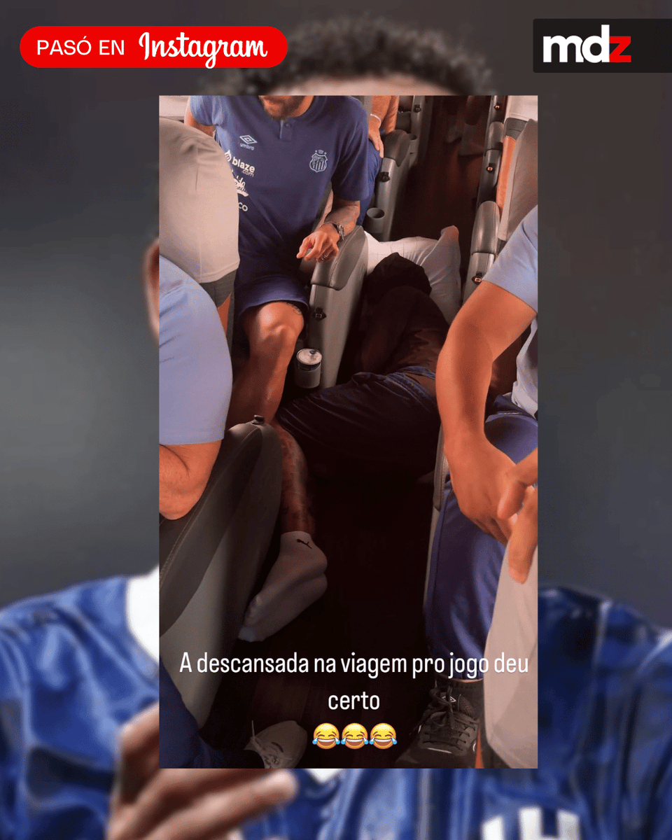 mdzol's tweet photo. ⚽💥 Neymar sorprendió a todos al dormir en el piso del micro antes del duelo contra el Inter de Limeira. Horas después, el delantero se deshizo de cualquier duda y marcó un gol olímpico que le dio la victoria al Santos. ¡Un crack! #Neymar #GolOlímpico #Santos #VictoriaInesperada https://t.co/h5CyFmR0XS