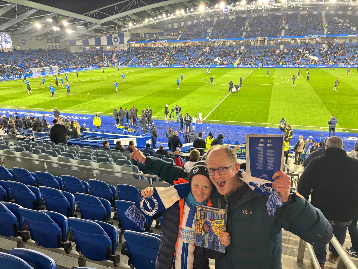 💬 "He contributes so much to school life, works really hard, and sets an amazing example to his fellow school mates."

Romi, a pupil at Queen's Park Primary, was given free tickets to our 3-0 win over Chelsea! Thanks to <a href="/SnickersUKcom/">SnickersUK.com</a> for the kind donation. 🤝

#AlbionWish