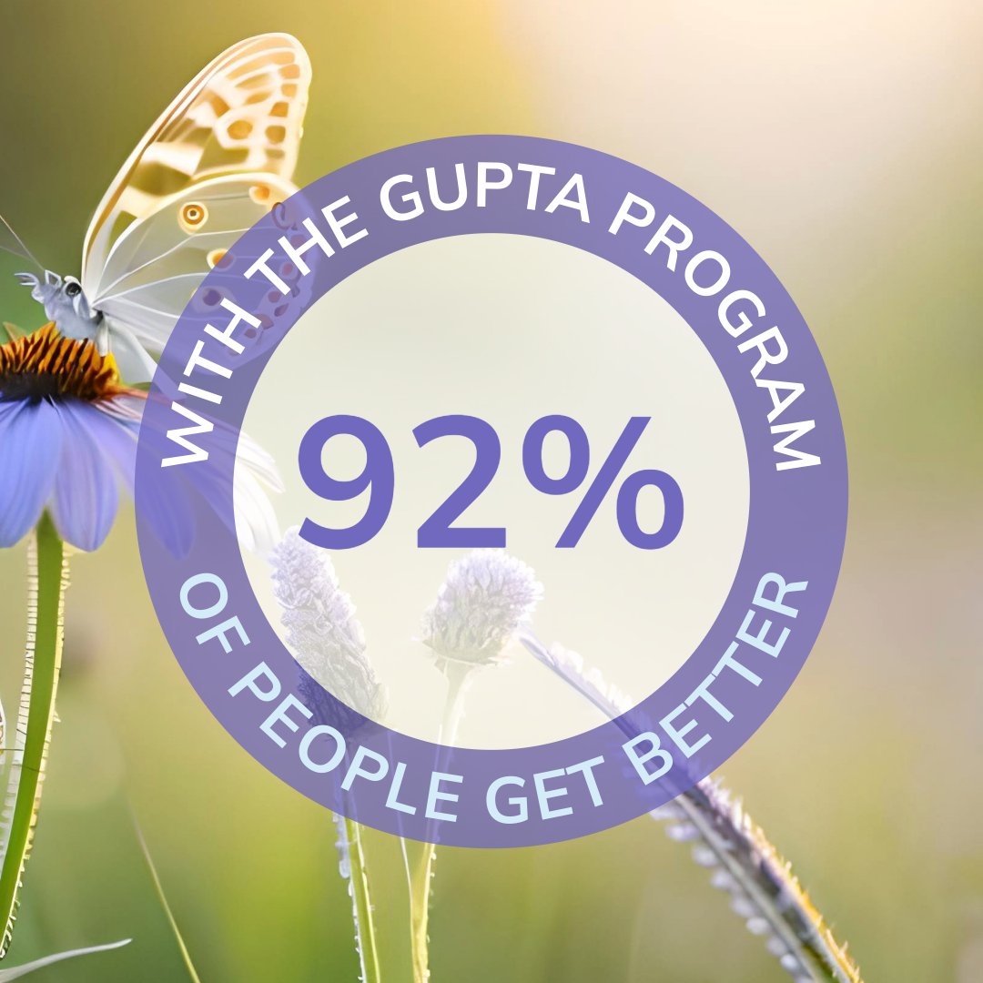 GuptaProgram's tweet photo. When you stick with our program, it really works. In a recent clinical trial, we found that 92% of people with all sorts of different chronic conditions saw an improvement in their symptoms. How have you been feeling since starting the program? 💜 #TheGuptaProgram https://t.co/ZvoMqMdNR8