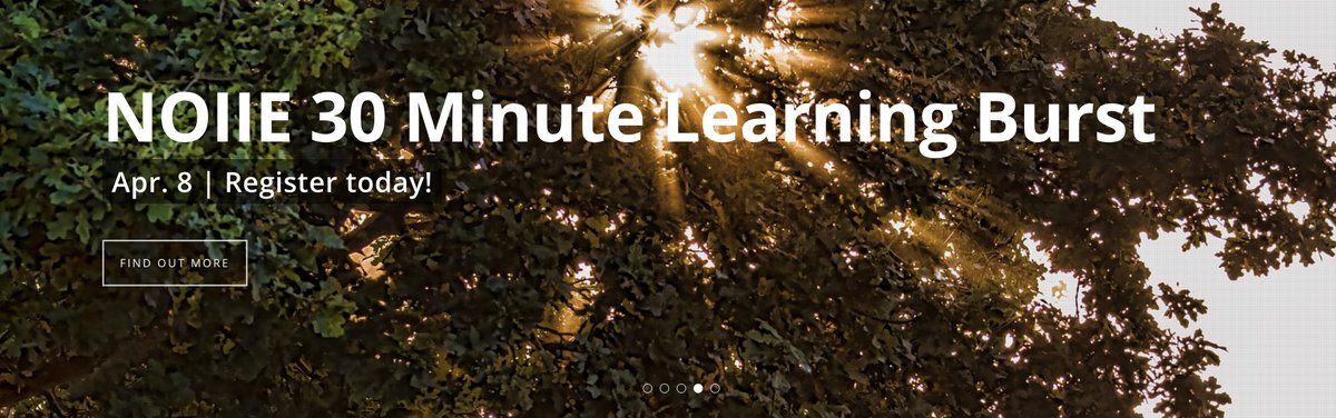 Our next learning burst is on April 8 &amp; features 2 #NOIIE Self-regulated Learning teams. We are excited to share that Emily Magyar SD68 &amp; Jen Eddie from SD74, will be sharing their self-regulated learning experiences and strategies. noiie.ca/learning-burst…