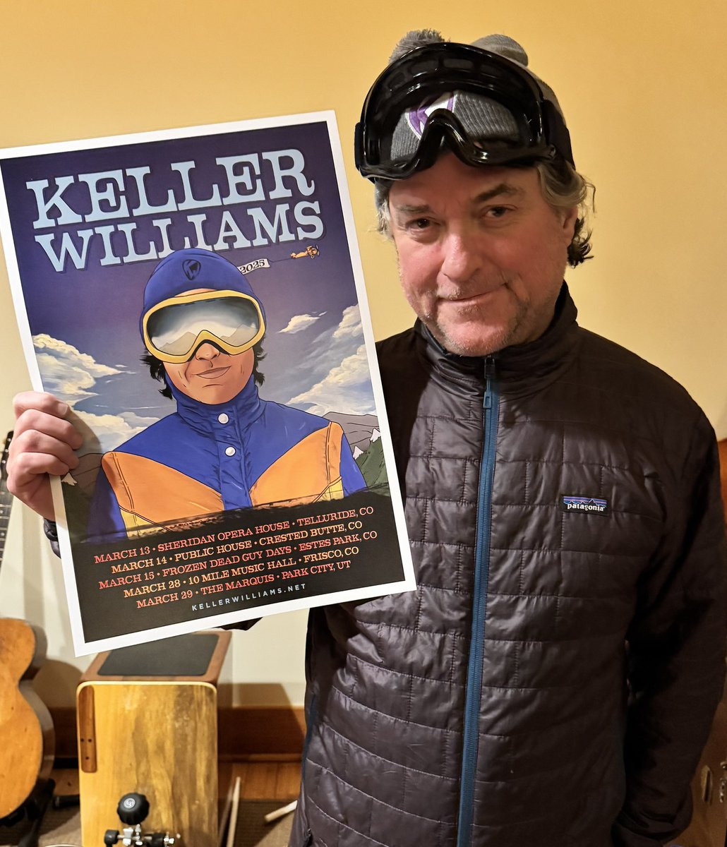 Keller Williams (@kellermusician) on Twitter photo Colorado + Utah! Headed your way in a few weeks!
3/13 <a href="/SheridanOpera/">Sheridan Opera House</a> Telluride CO
3/14 <a href="/publichousecb/">publichousecb</a>
3/15 Crested Butte CO
#frozendeadguydays Estes Park CO
3/28 #10milemusichall Frisco CO
3/29 Marquis Park City UT
kellerwilliams.net/shows Colorado + Utah! Headed your way in a few weeks!
3/13 <a href="/SheridanOpera/">Sheridan Opera House</a> Telluride CO
3/14 <a href="/publichousecb/">publichousecb</a>
3/15 Crested Butte CO
#frozendeadguydays Estes Park CO
3/28 #10milemusichall Frisco CO
3/29 Marquis Park City UT
kellerwilliams.net/shows