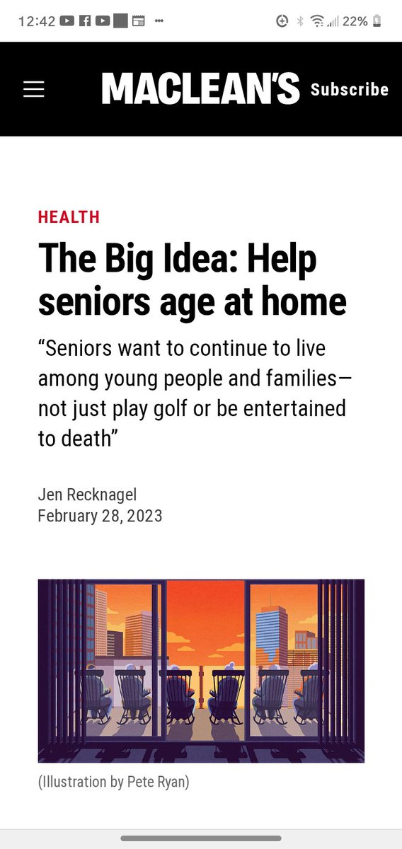 fraserpiccott's tweet photo. Excellent interview. Ageing in Place with wrap around services designed for the individual are vital. https://t.co/UAx3ne1Lii