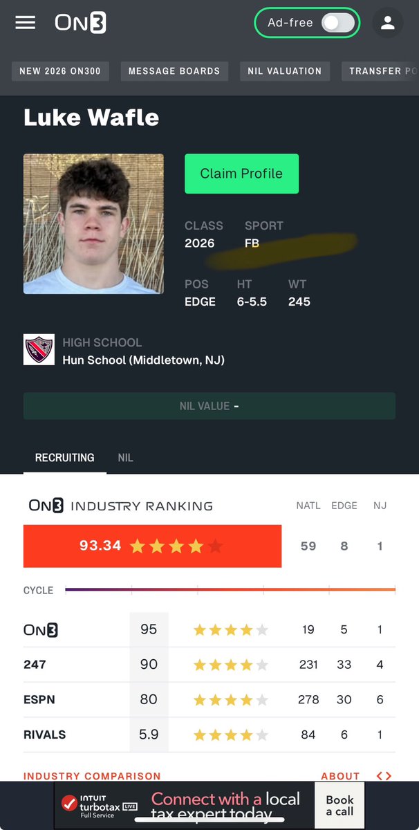 Luke Wafle (@wafleluke) on Twitter photo Blessed to be ranked #19 in the nation! <a href="/SWiltfong_/">Steve Wiltfong</a> <a href="/ChadSimmons_/">ChadSimmons</a> <a href="/Hayesfawcett3/">Hayes Fawcett</a> <a href="/Red_Zone75/">Todd Smith</a> @On3Recruits Blessed to be ranked #19 in the nation! <a href="/SWiltfong_/">Steve Wiltfong</a> <a href="/ChadSimmons_/">ChadSimmons</a> <a href="/Hayesfawcett3/">Hayes Fawcett</a> <a href="/Red_Zone75/">Todd Smith</a> @On3Recruits