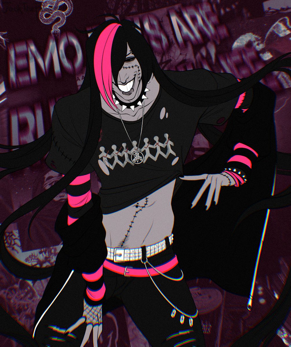 metallic_oxide's tweet photo. #antoniopaganini #idv #IdentityV 
Emo boys are ruining my life 😔 https://t.co/YcsyKs0Nb9