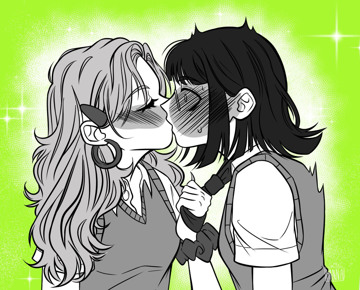 Hannamura1's tweet photo. It's an excellent day to repost this fanart of the #greenyuri or #greenmanga. Very close to the reality if you ask me 💚💚💚
#greenyurifanart #mitsuaya #theguyshewasinterestedinwasntaguyatall https://t.co/3mfDrEXfvw