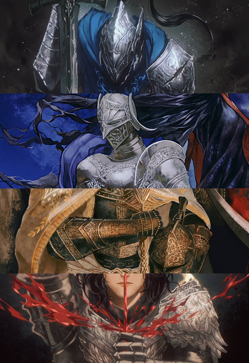 #ELDENRING #DARKSOULS 
A knight’s armor is not just steel—it is the weight of duty, the shield of honor.