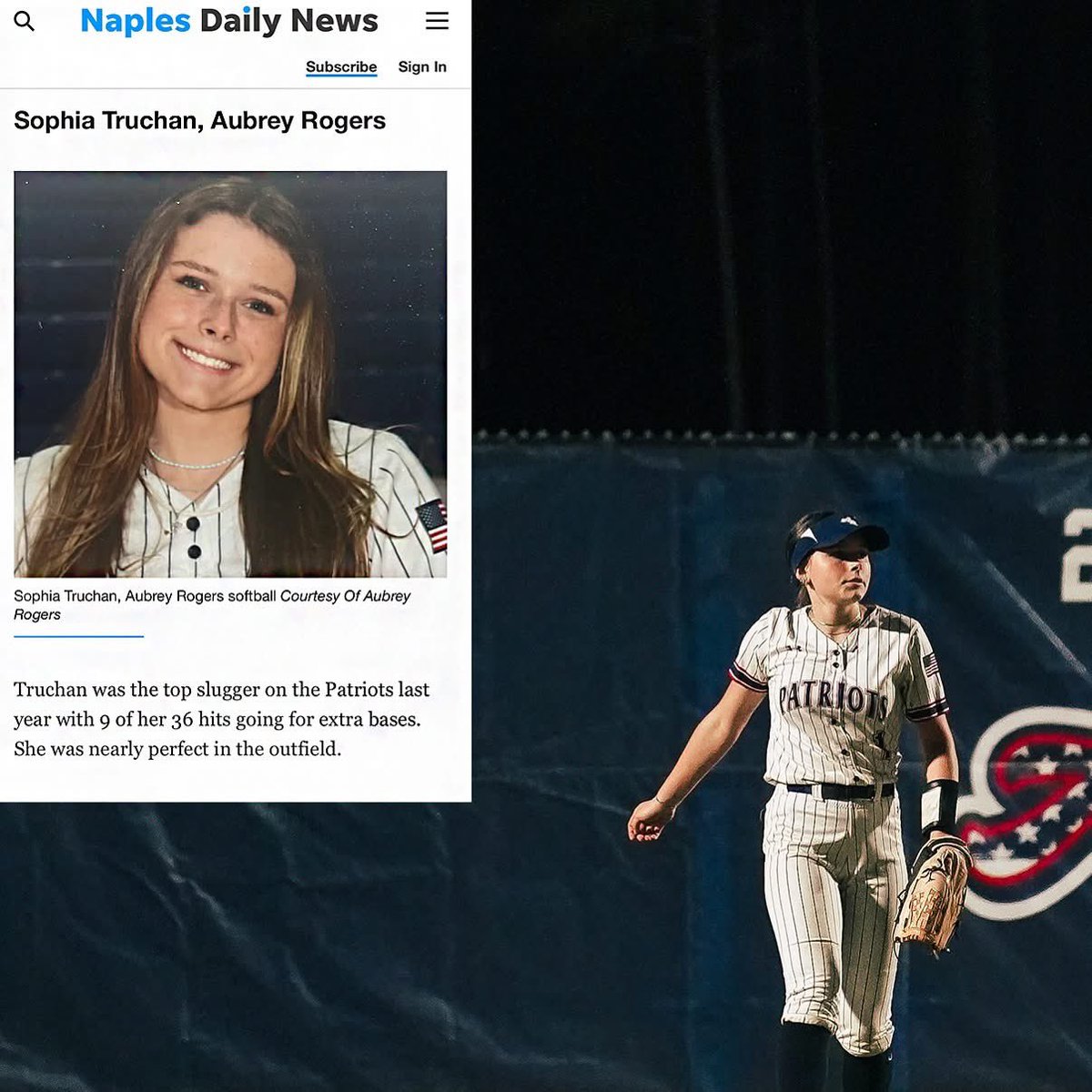 ARHSsoftball's tweet photo. Congratulations to @JaylineM_2027 and Sophia Truchan for being highlighted as one of the “Players to Watch in 2025” by Naples Daily News!
Source: https://t.co/J03CFS5oju https://t.co/Xkg4XHa6An