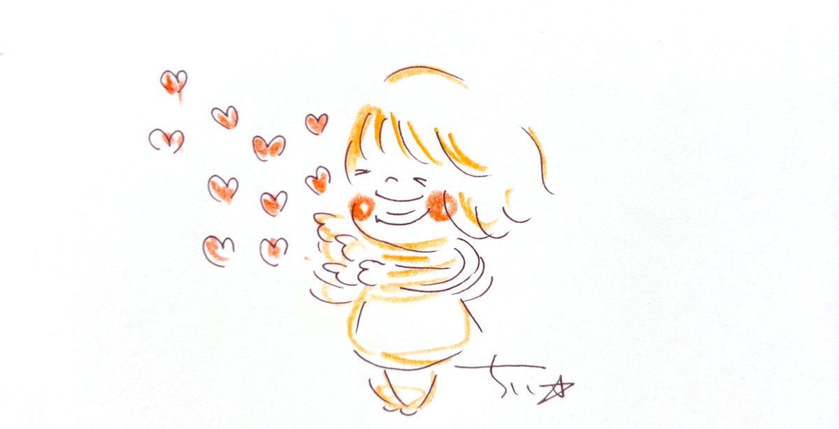 「いいねのボタンは一回しか押せないけど気持ちは連打してます!! 」|ちぃ☆のイラスト