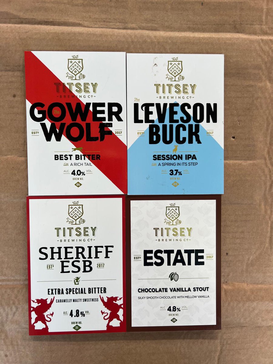From Surrey's Titsey brewery, fresh in this week
