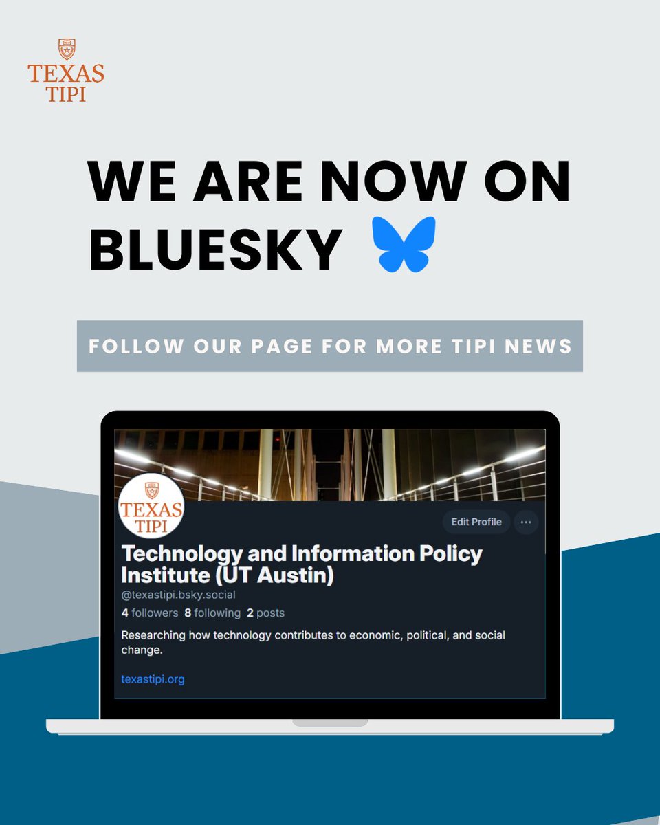 Texas TIPI is now on Bluesky! Follow our page for the latest updates and news here: bsky.app/profile/texast…