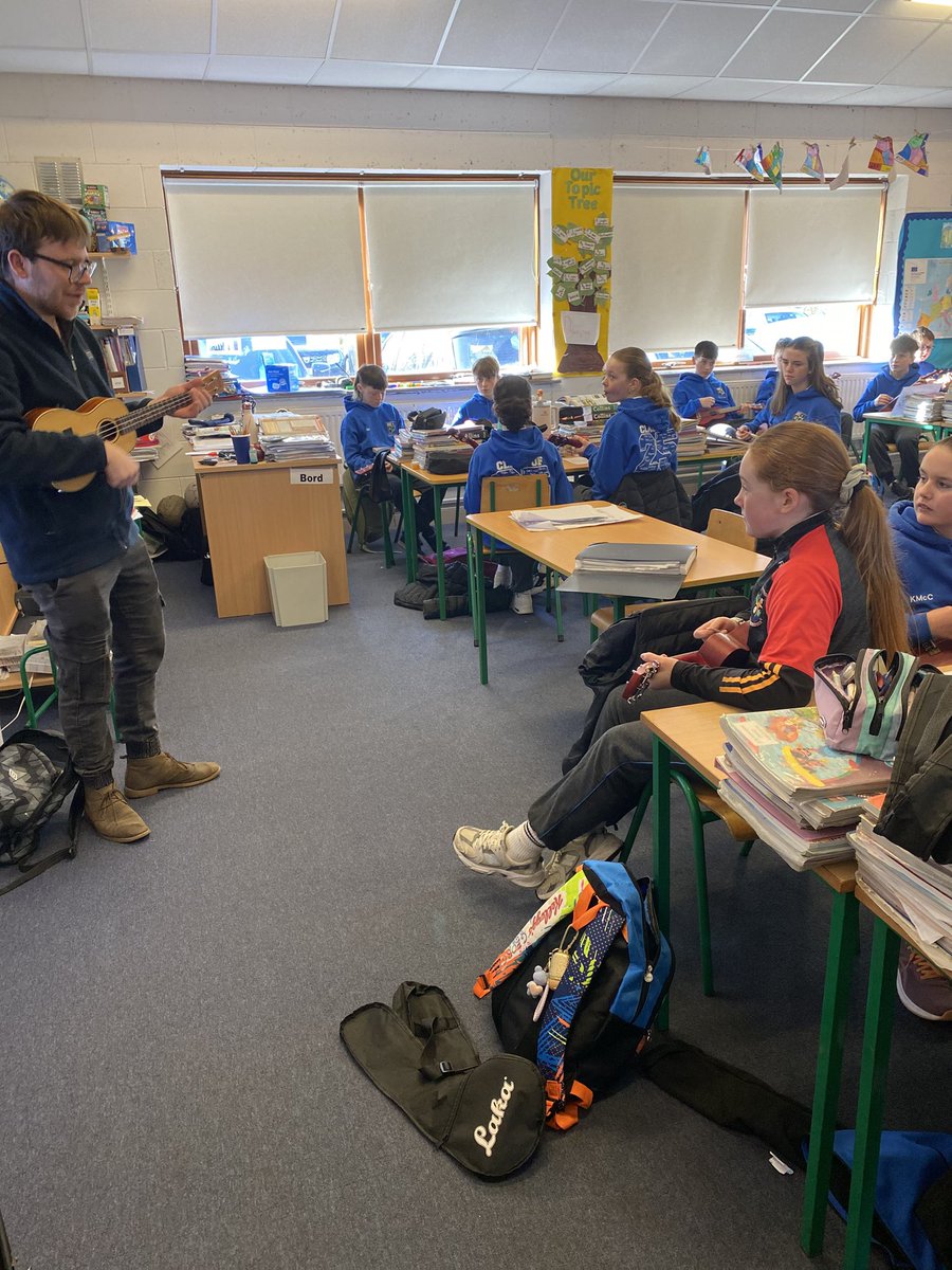 Scoil Chéile Chríost Rathmore N.S. (@rathmoreschool) on Twitter photo Great to see our Sixth Class students enjoying their ukulele lessons with William Troy. A positive start to the new half term! 🎶🎼🎵🎹
<a href="/MusicGenKildare/">Music Generation Kildare</a>
<a href="/mus_gen/">Music Generation Ireland</a>
<a href="/EadestownGAA/">Eadestown GAA</a>
<a href="/OidePrWellbeing/">Oide Primary Wellbeing</a>
<a href="/creativeirl/">Creative Ireland</a>
#CreativeFebruary
#Wellbeing Great to see our Sixth Class students enjoying their ukulele lessons with William Troy. A positive start to the new half term! 🎶🎼🎵🎹
<a href="/MusicGenKildare/">Music Generation Kildare</a>
<a href="/mus_gen/">Music Generation Ireland</a>
<a href="/EadestownGAA/">Eadestown GAA</a>
<a href="/OidePrWellbeing/">Oide Primary Wellbeing</a>
<a href="/creativeirl/">Creative Ireland</a>
#CreativeFebruary
#Wellbeing