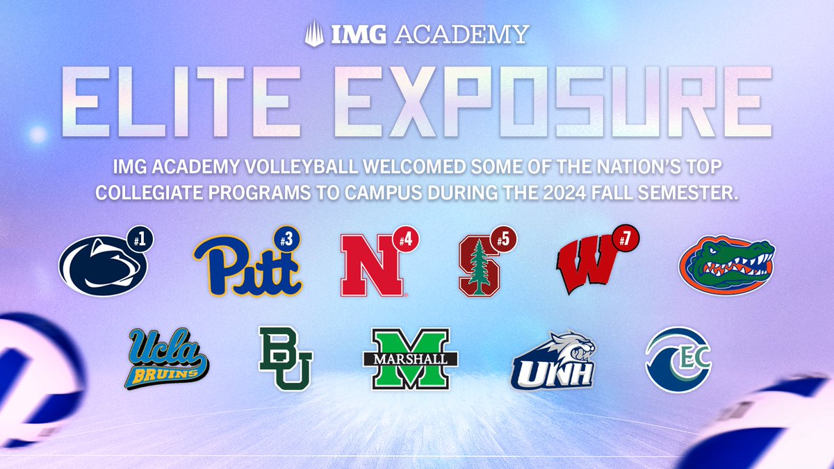 Elite volleyball = Elite exposure 🤩

Huge thanks to these top college programs for stopping by this past fall‼️🏐