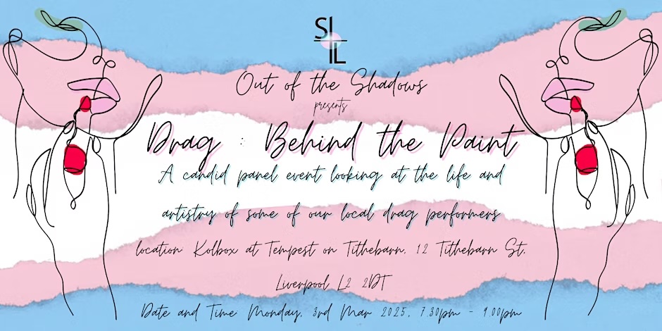 LCR Pride Foundation (@lcrpride) on Twitter photo Join <a href="/SpiritLevelTran/">Spirit-Level Transgender Support Group 🏳️⚧️</a> for its upcoming event “Drag: Behind The Paint” 💅
📅 Monday 3rd March 2025
⌚7:30 - 9pm
📍Tempest on Tithebarn
Meet some of Liverpool’s fabulous drag artists like never before—behind the paint and beyond the makeup!
eventbrite.co.uk/e/out-of-the-s… Join <a href="/SpiritLevelTran/">Spirit-Level Transgender Support Group 🏳️⚧️</a> for its upcoming event “Drag: Behind The Paint” 💅
📅 Monday 3rd March 2025
⌚7:30 - 9pm
📍Tempest on Tithebarn
Meet some of Liverpool’s fabulous drag artists like never before—behind the paint and beyond the makeup!
eventbrite.co.uk/e/out-of-the-s…