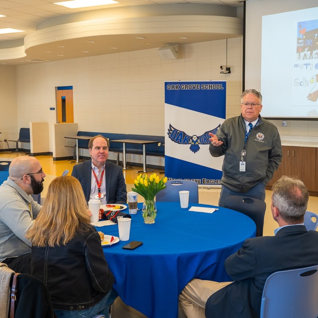 Last week, we had the honor of hosting the Lake County Superintendents' monthly meeting. 

The meeting addressed critical issues impacting local schools. It was a proud moment for Oak Grove as we continue to lead the way in education in our community! 💙

#OakGrovePride #OGD68