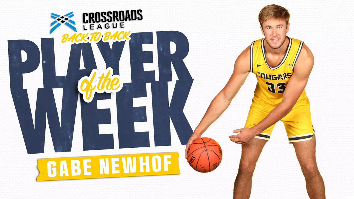 𝐁𝐚𝐜𝐤-𝐭𝐨-𝐁𝐚𝐜𝐤 𝐏𝐥𝐚𝐲𝐞𝐫 𝐨𝐟 𝐭𝐡𝐞 𝐖𝐞𝐞𝐤

Congratulations to Gabe Newhof for being named Crossroads League Defensive Player of the Week for February 17-23. Newhof had three blocks in an upset of No. 10 Bethel and 4 steals against Saint Francis.

#DieToSelf