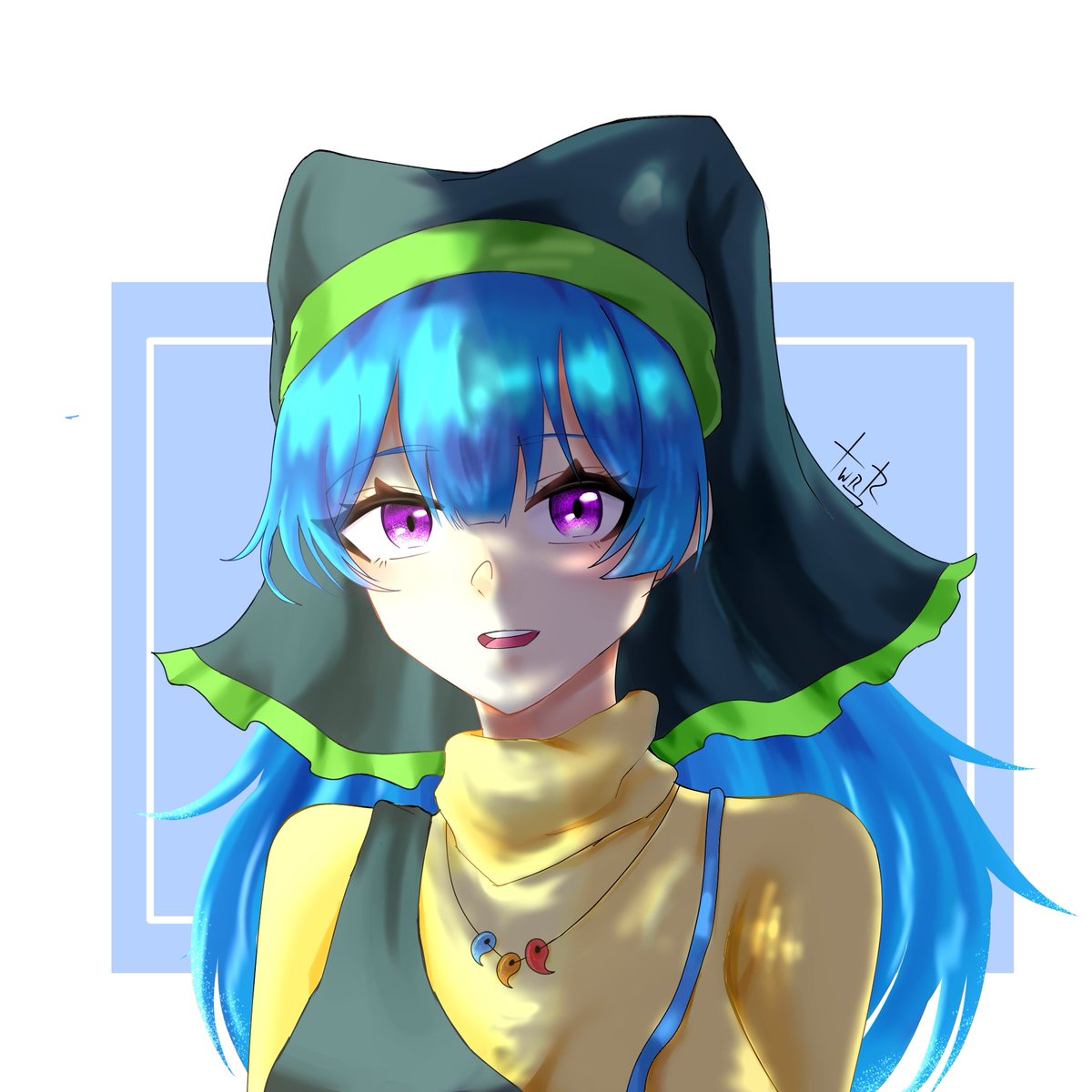 TheWhiteRedRos1's tweet photo. Quick drawing of Keiki Haniyasushin 💙
#東方project #touhouproject  #埴安神袿姫 #keikihaniyasushin https://t.co/ce9AtRTksD