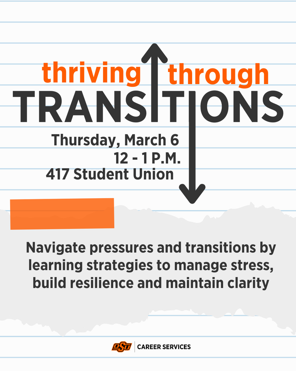 College is a time of exciting opportunities and inevitable challenges and how you navigate the pressures and transitions sets the state for your personal and professional success.
Register at the link in our bio!