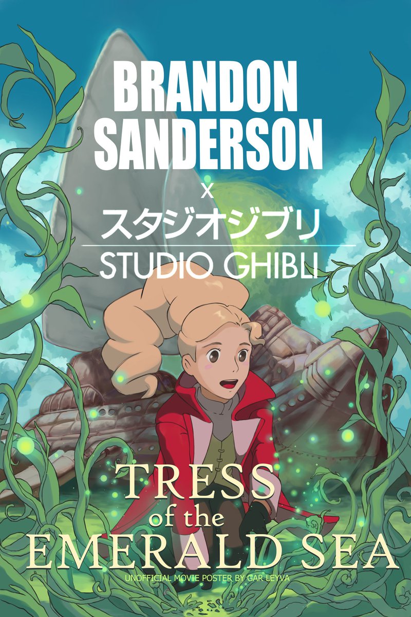 Una versión del anterior como cartel promocional.  

De verdad me divertí haciendo esta ilustración.
😊💙🌿

Los archivos en buena calidad y el tutorial explicando todo lo que hice y como lo hice están disponibles en mi Patreon
patreon.com/GarLeyva