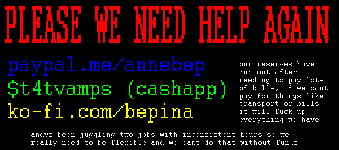 bep_celeste's tweet photo. bills have run us dry because andys two jobs are not giving him many hours lately and we need a push. we need at least something URGENTLY for a transport expense and then really need some more savings for cover

p@yp@l.me/annebep
c@sh@pp - $/t4tvamps
k0-fi.c0m/bepina https://t.co/81XRMXgHbj