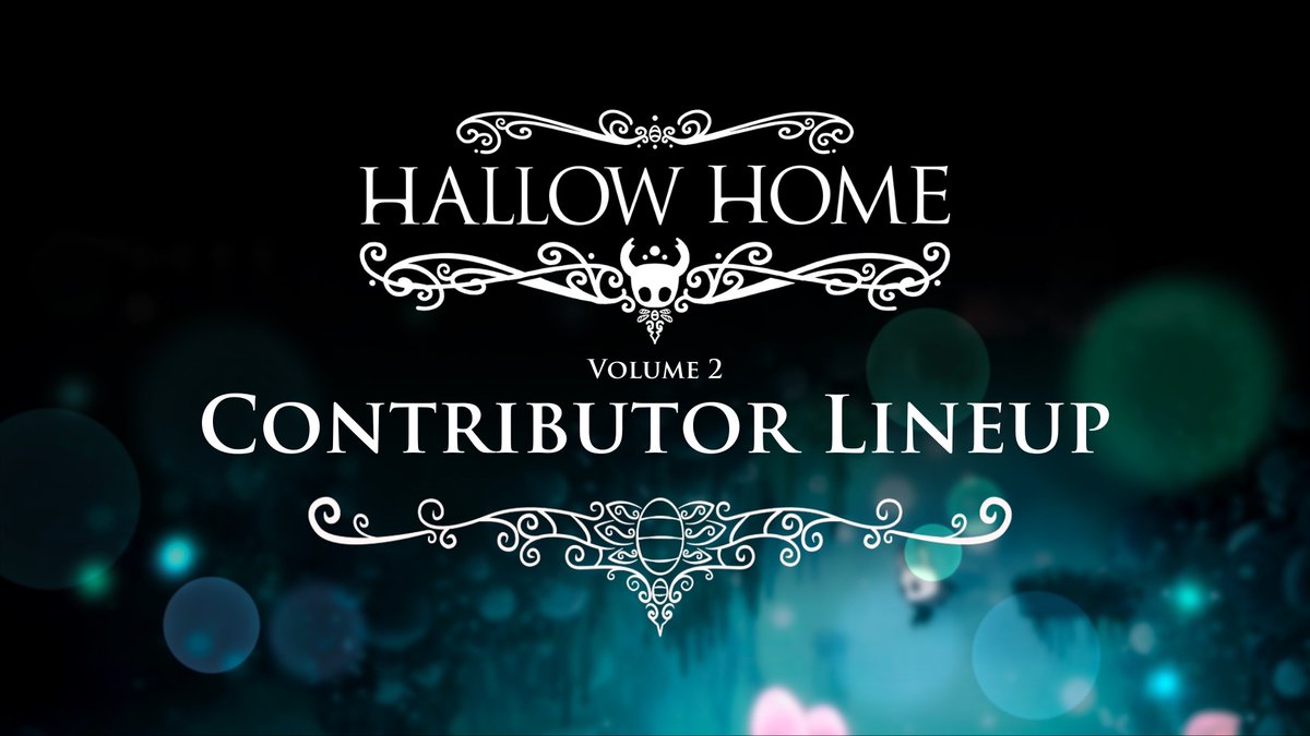 🤍 Contributor Line-Up 🤍

Happy Hollow Knight Day! To celebrate our upcoming zine release + an amazing game, we want to show off HallowHome's incredible team of amazing contributors!! #hollowknight