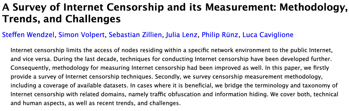 Steffen Wendzel tweet media